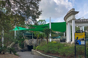 Commercial Shade Sails at the Audubon Zoo