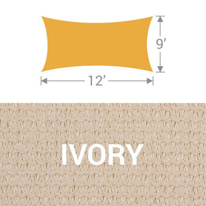 RS-912 Rectangle Shade Sail - Ivory