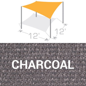 SS-12 Sail Shade Structure Kit - Charcoal
