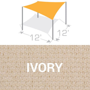 SS-12 Sail Shade Structure Kit - Ivory