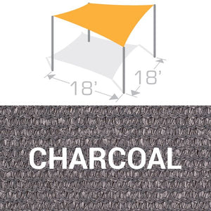 SS-18 Sail Shade Structure Kit - Charcoal