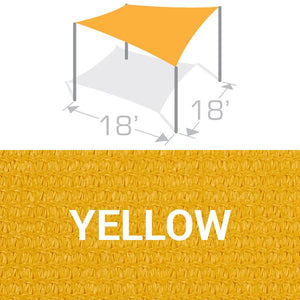 SS-18 Sail Shade Structure Kit - Yellow