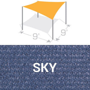 SS-9 Sail Shade Structure Kit - Sky