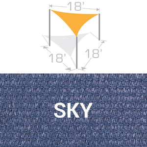 TS-18 Sail Shade Structure Kit - Sky