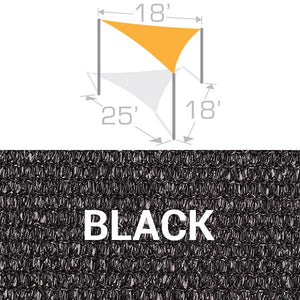 TS-1825 Sail Shade Structure Kit - Black
