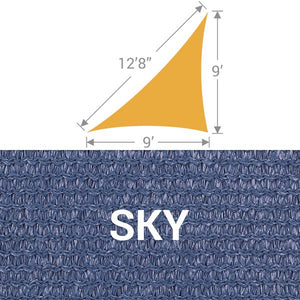 TS-912 Triangle Shade Sail - Sky