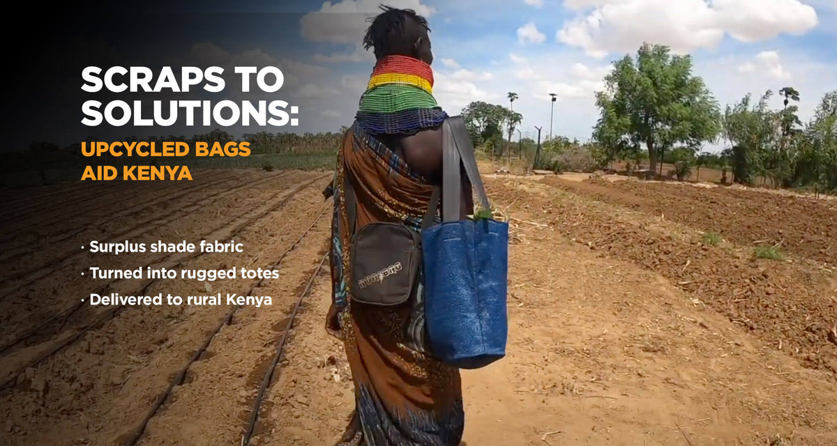 Turning Scraps into Strength: Tenshon's Upcycled Bags Supporting Kenyan Communities