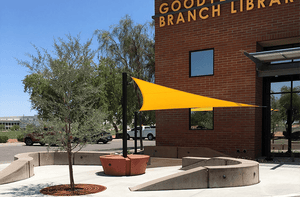 Sail Shade Structure at Library