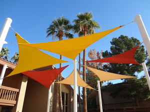 An example of an installed TS-912 shade sail