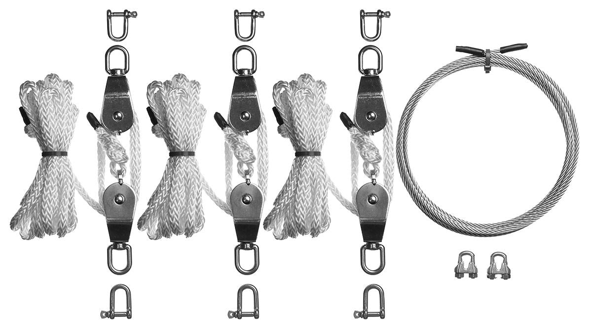 3 Corner - Pulley Kit TS-15 - Tenshon