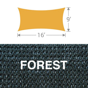 RS-916 Rectangle Shade Sail - Forest