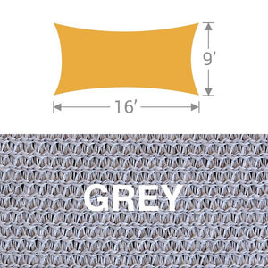 RS-916 Rectangle Shade Sail - Grey