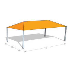 HS-2040 Hip Shade Structure - Tenshon