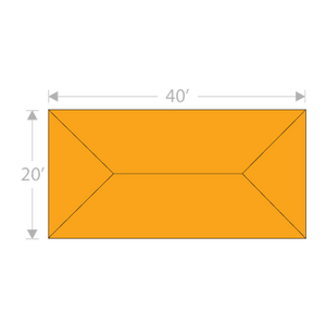 HS-2040 Hip Shade Structure - Tenshon