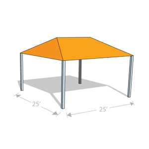 HS-2525 Hip Shade Structure - Tenshon