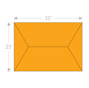 HS-2535 Hip Shade Structure - Tenshon