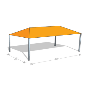 HS-2540 Hip Shade Structure - Tenshon