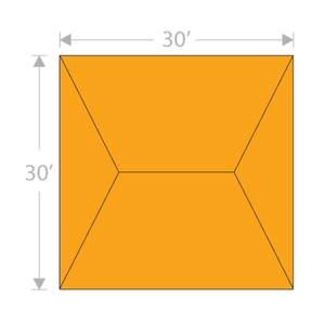 HS-3030 Hip Shade Structure - Tenshon