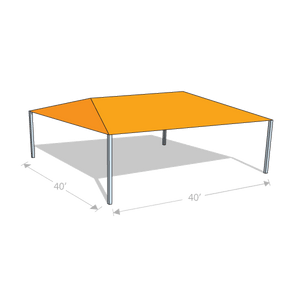 HS-4040 Hip Shade Structure - Tenshon