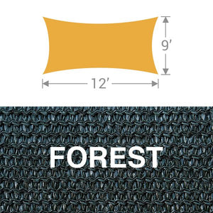 RS-912 Rectangle Shade Sail - Forest