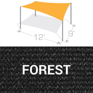 RS-912 Sail Shade Structure Kit - Forest