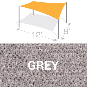 RS-912 Sail Shade Structure Kit - Grey