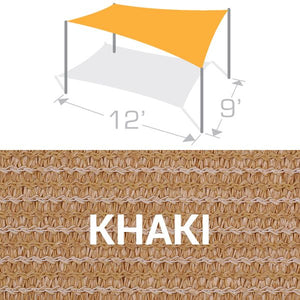 RS-912 Sail Shade Structure Kit - Khaki