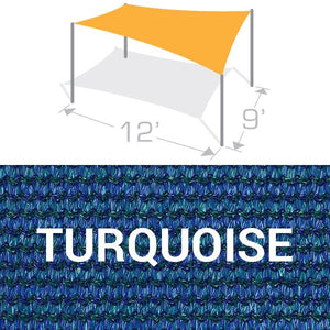 RS-912 Sail Shade Structure Kit - Turquoise