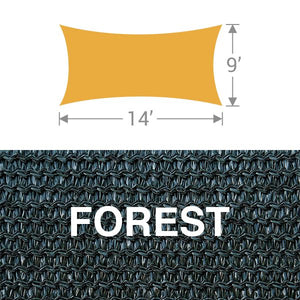 RS-914 Rectangle Shade Sail - Forest