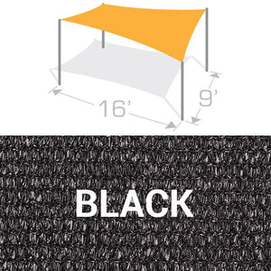 RS-916 Sail Shade Structure Kit - Black