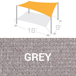 RS-916 Sail Shade Structure Kit - Grey