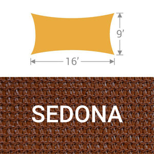 RS-916 Rectangle Shade Sail - Sedona