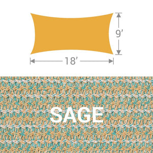 RS-918 Rectangle Shade Sail - Sage