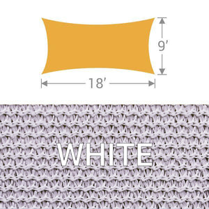 RS-918 Rectangle Shade Sail - White