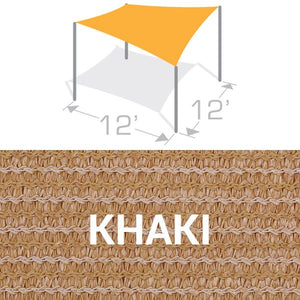 SS-12 Sail Shade Structure Kit - Khaki