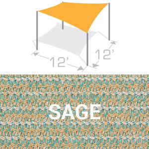 SS-12 Sail Shade Structure Kit - Sage