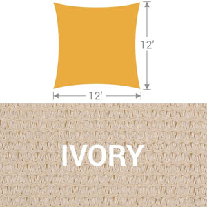 SS-12 Square Shade Sail - Ivory
