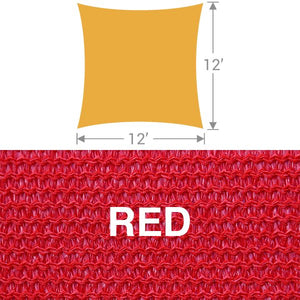SS-12 Square Shade Sail - Red