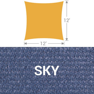 SS-12 Square Shade Sail - Sky
