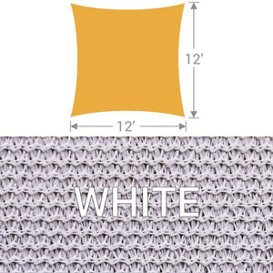 SS-12 Square Shade Sail - White