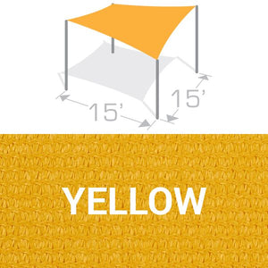 SS-15 Sail Shade Structure Kit - Yellow