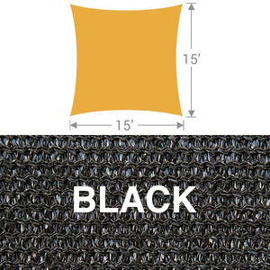 SS-15 Square Shade Sail - Black