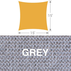 SS-15 Square Shade Sail - Grey