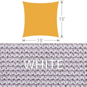 SS-15 Square Shade Sail - White