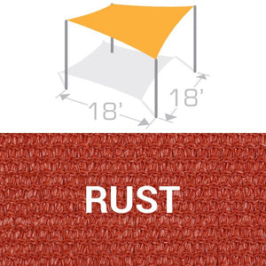 SS-18 Sail Shade Structure Kit - Rust