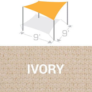 SS-9 Sail Shade Structure Kit - Ivory