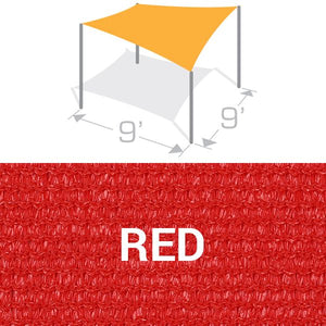 SS-9 Sail Shade Structure Kit - Red