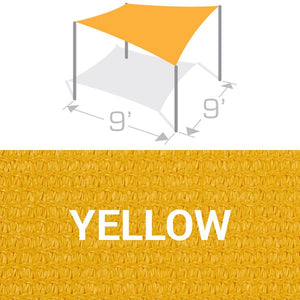 SS-9 Sail Shade Structure Kit - Yellow