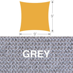 SS-9 Square Shade Sail - Grey