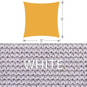 SS-9 Square Shade Sail - White